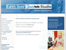 Tablet Screenshot of beautytek-dold.de